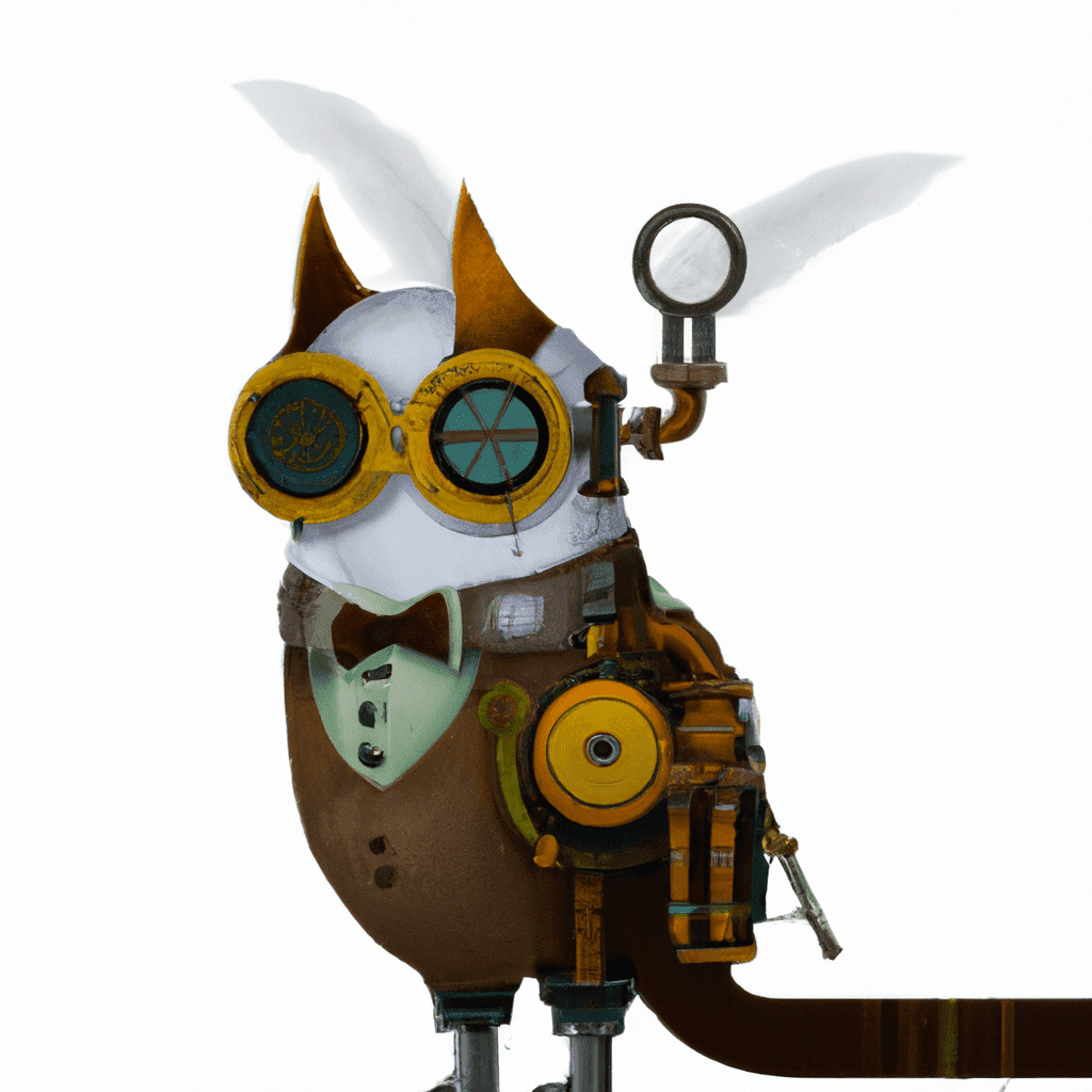 steampunk fallout owl cat